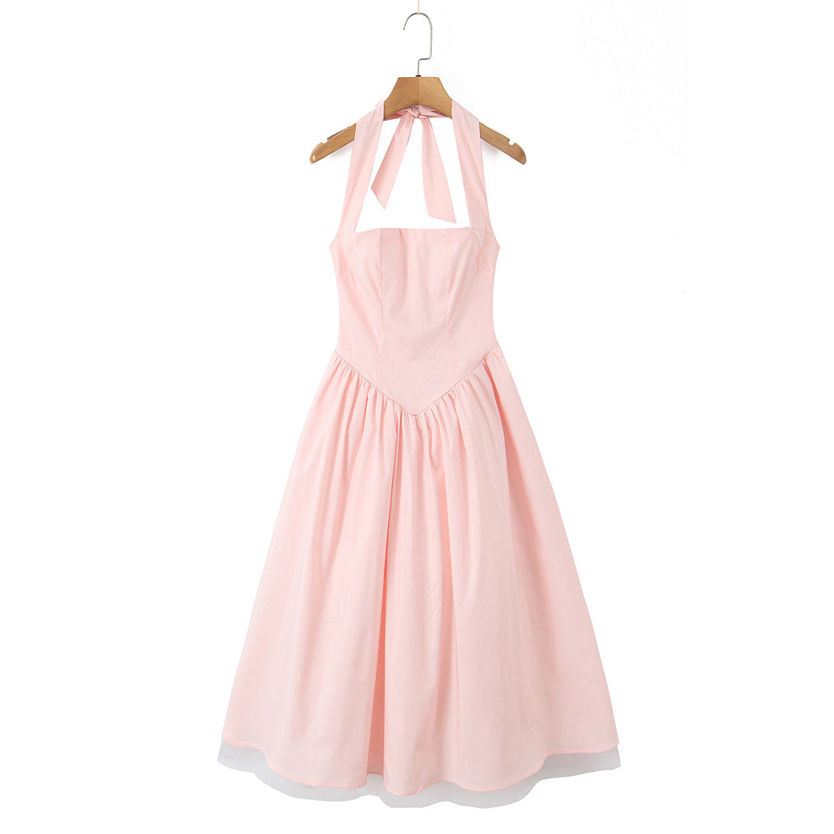 Sleeveless Party Dress With Boat Neck In Slim Fit, Made Of Polyester, Available As Midi Dress