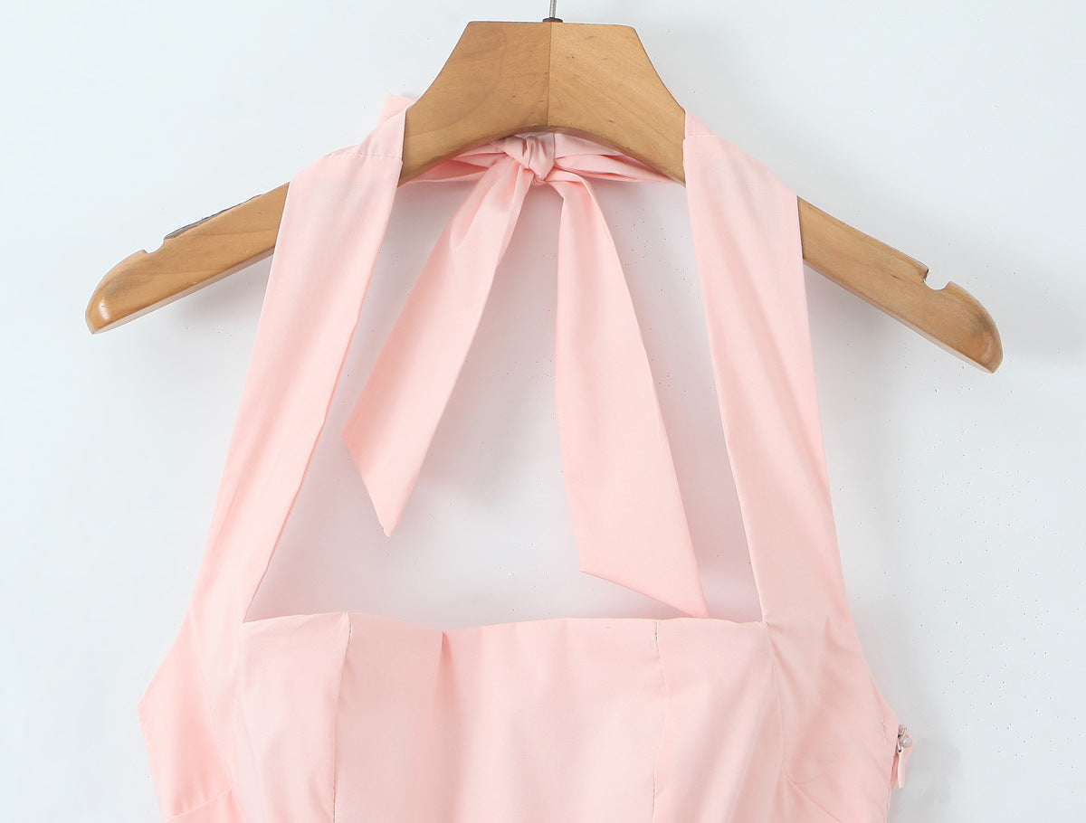 Sleeveless Party Dress With Boat Neck In Slim Fit, Made Of Polyester, Available As Midi Dress