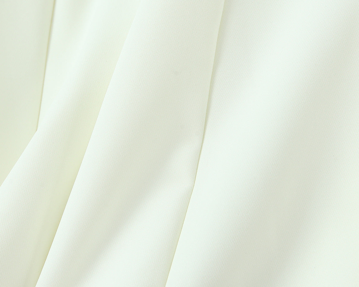 Sexy Solid Color Sleeveless Tank Dress In Polyester Fabric With Collarless Neckline, Knee-Length Design