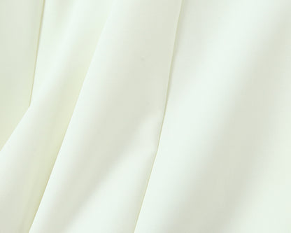 Sexy Solid Color Sleeveless Tank Dress In Polyester Fabric With Collarless Neckline, Knee-Length Design