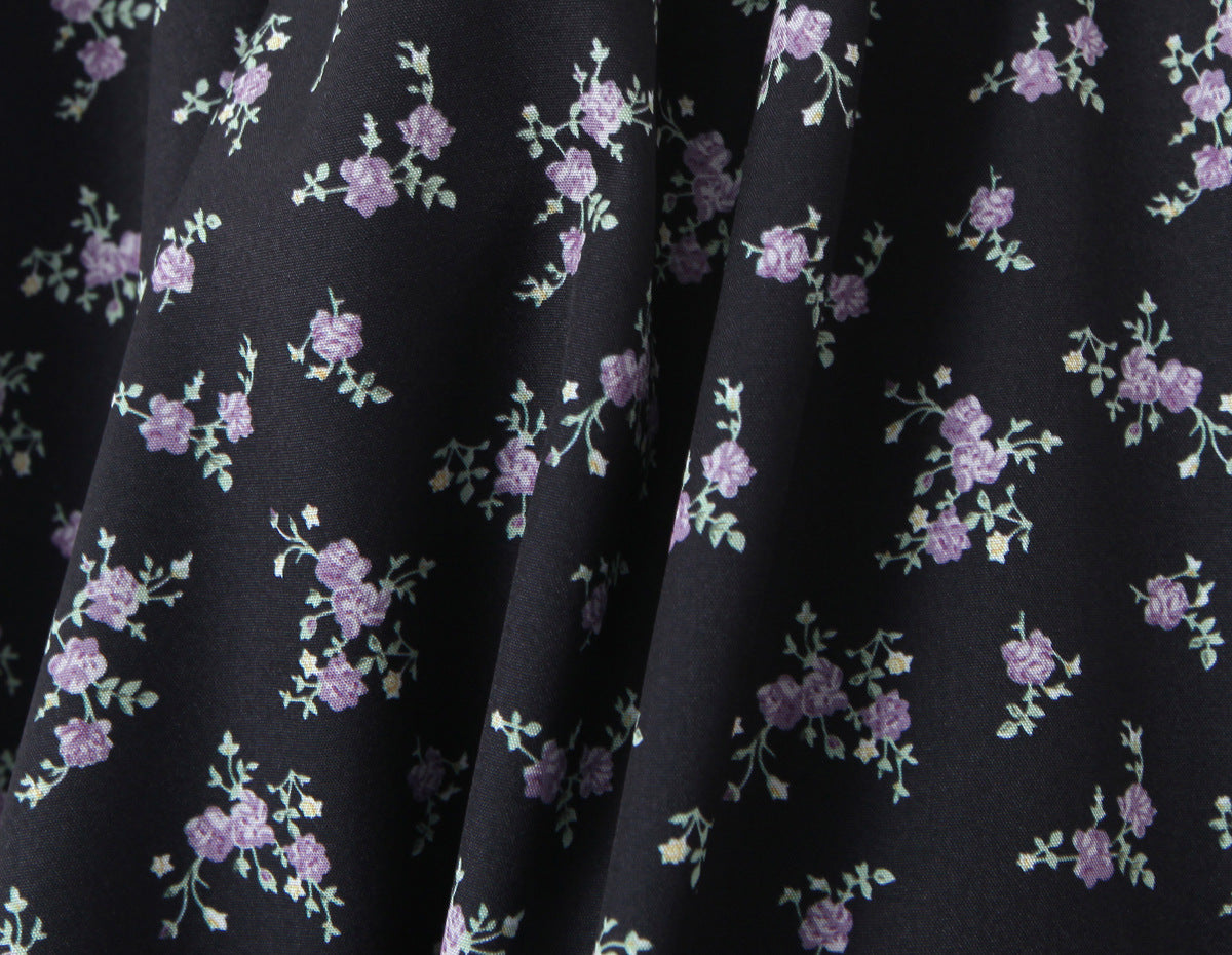 Sexy Sleeveless Floral Dress With Collarless Neckline In Polyester, Knee-Length Style