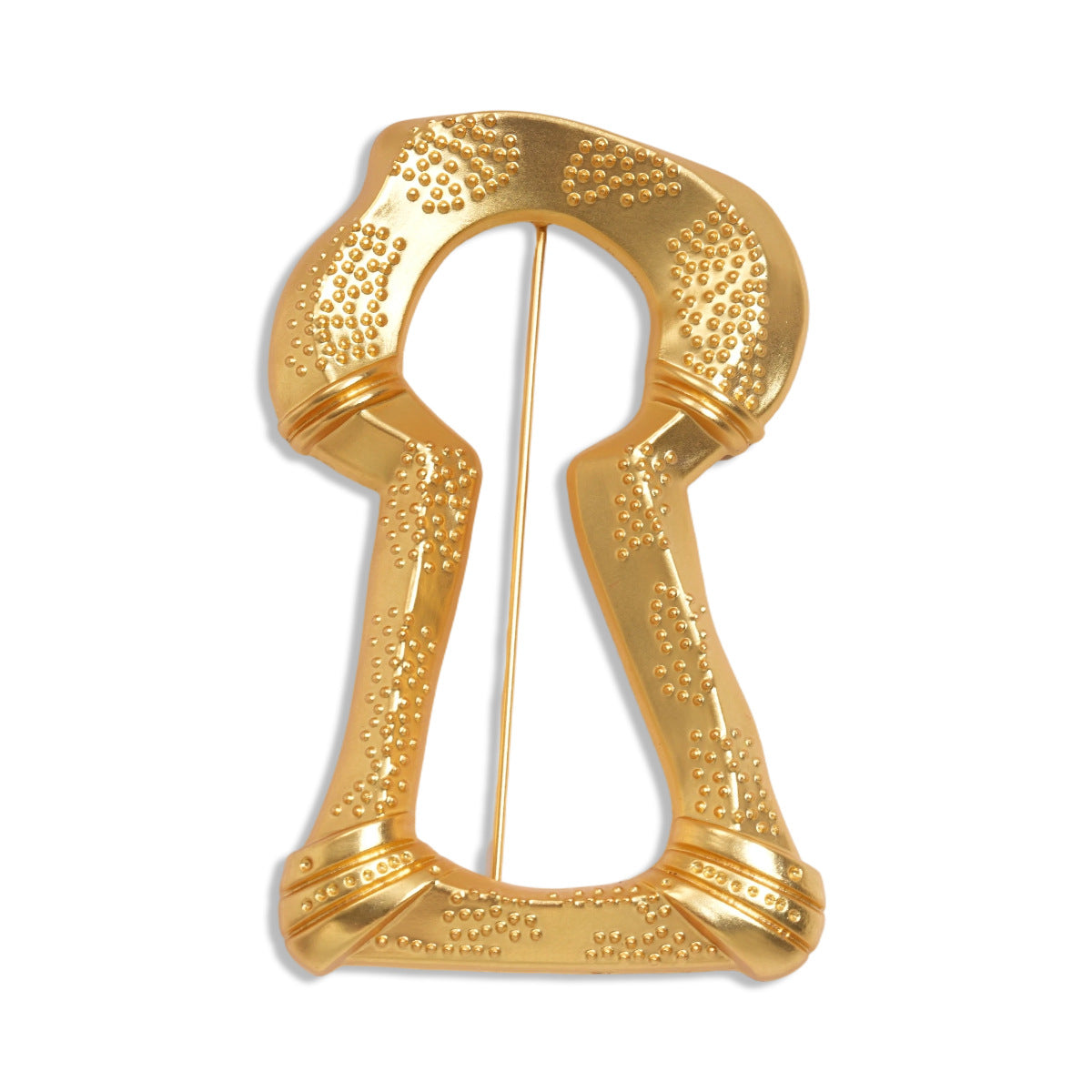 Golden Alloy Pin Featuring Durable Material And Stylish Design