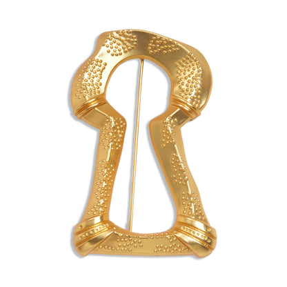 Golden Alloy Pin Featuring Durable Material And Stylish Design