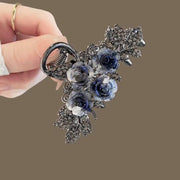 Maple Leaf 4 Rose Clip Blue