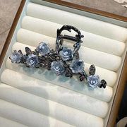 7 Roses French Metal Clip Blue
