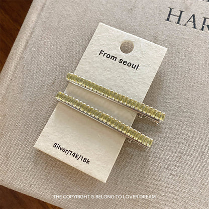 Polka Dots Hairpin In Colour, Stylish Hair Accessory For Everyday Wear