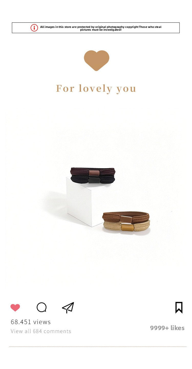 Multicolor Hair Tie For Everyday Use, Comfortable And Durable Hair Accessory