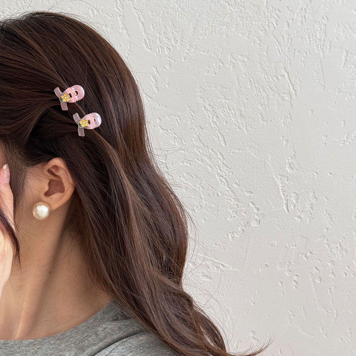 New Style Flowers Hair Claws For Women, Plastic Hair Accessories Perfect For Hairpin Use