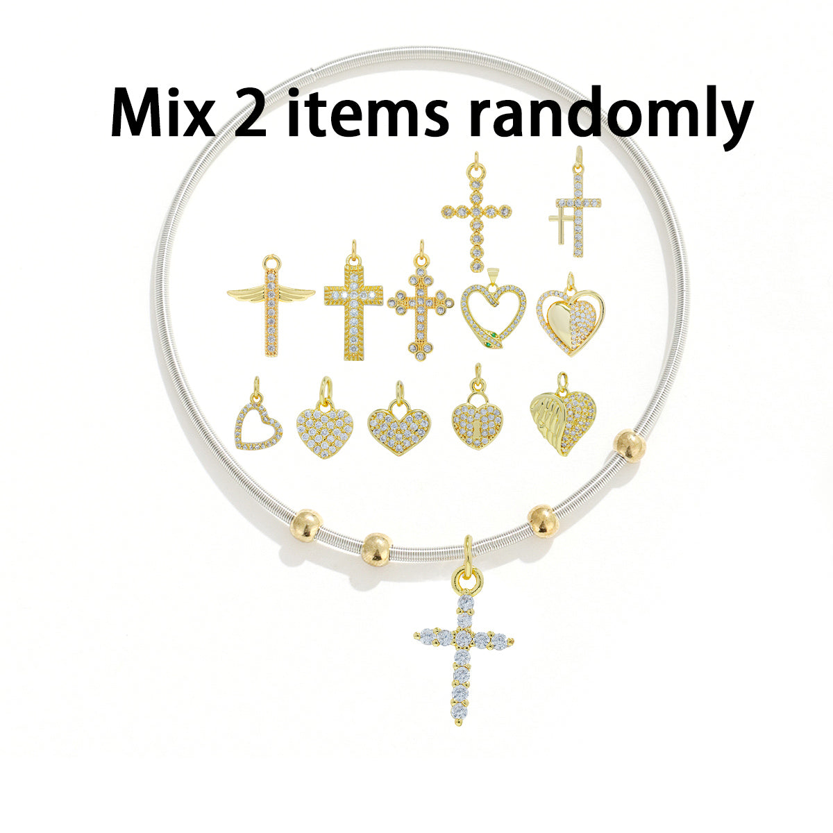 Pentagram Couple Wristband For Him And Her In 304 Stainless Steel With 18K Real Gold Plated And Zircon Inlay, Featuring Tube Chain