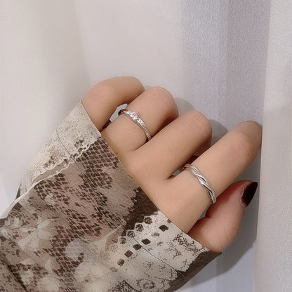 Heart Shape Ring For Women In 925 Sterling Silver With Pink Zircon Inlay
