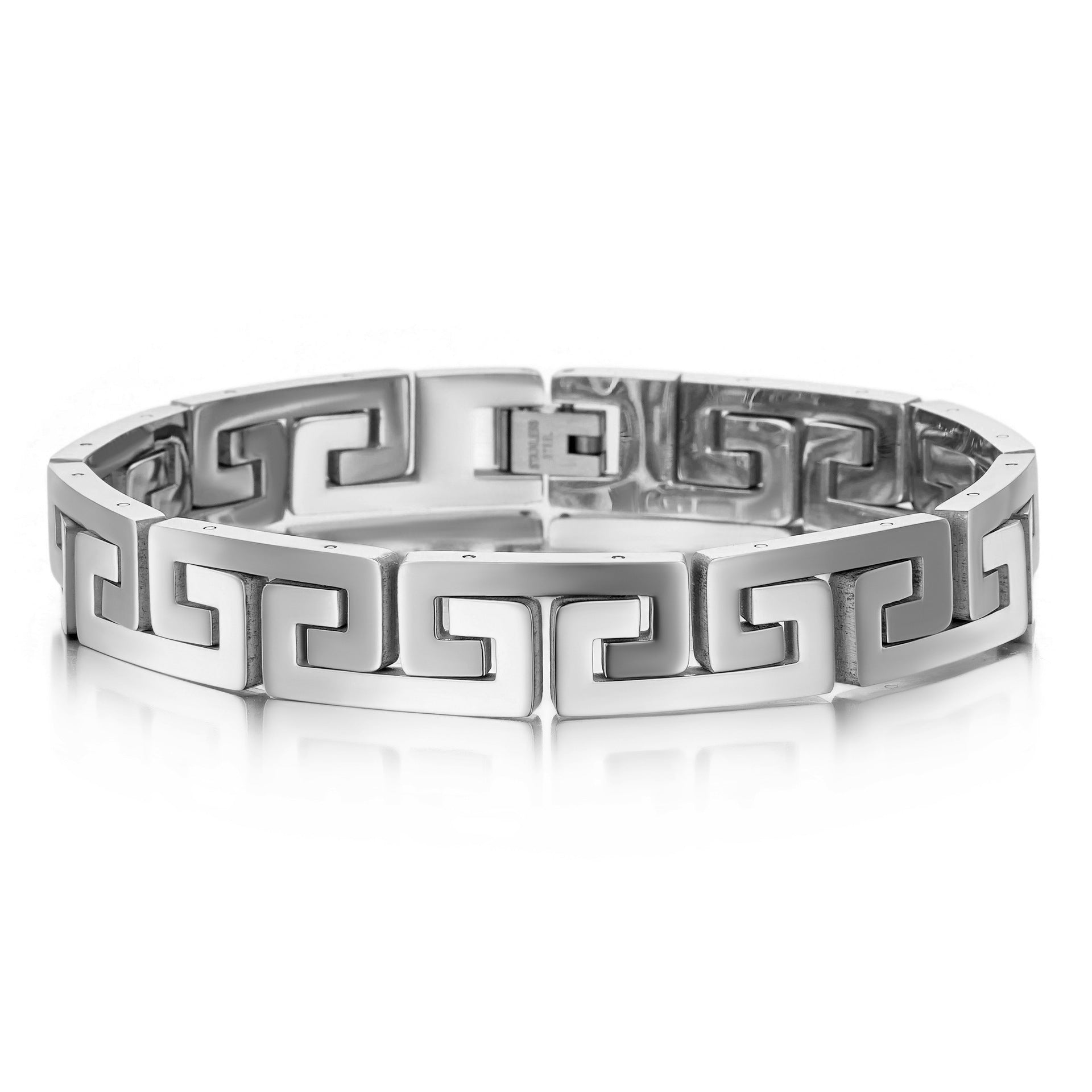 Men's Bracelet In Steel Color Featuring Durable 304 Stainless Steel Material