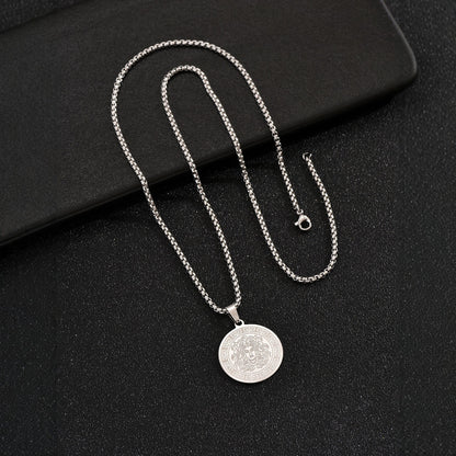 Hip-Hop Style Snake Necklace In Steel Color For A Bold Fashion Statement