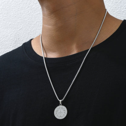 Hip-Hop Style Snake Necklace In Steel Color For A Bold Fashion Statement