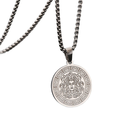 Hip-Hop Style Snake Necklace In Steel Color For A Bold Fashion Statement