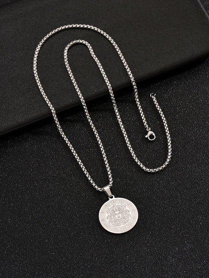 Hip-Hop Style Snake Necklace In Steel Color For A Bold Fashion Statement