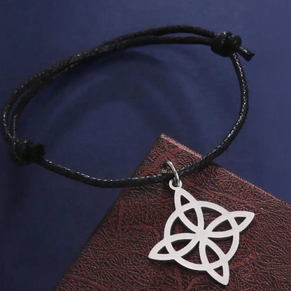 Cute Witches Knot Bracelet For Valentine's Day In Silver, 1 Piece