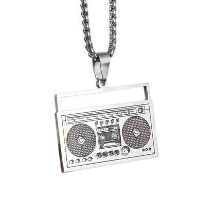 Hip-Hop Necklace For Men And Women Made Of Durable Titanium Steel, Stylish And Trendy Accessory