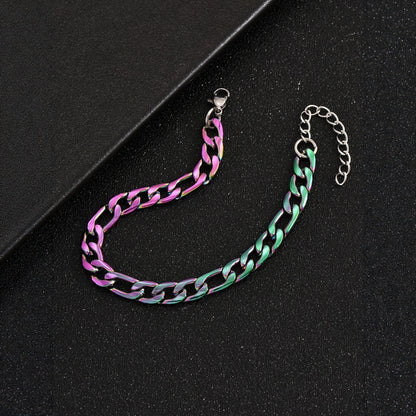 Hip-Hop Style Titanium Steel Bracelet Featuring Durable And Trendy Design