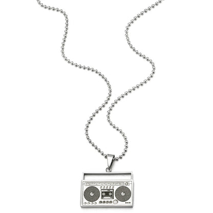 Hip-Hop Necklace For Men And Women Made Of Durable Titanium Steel, Stylish And Trendy Accessory