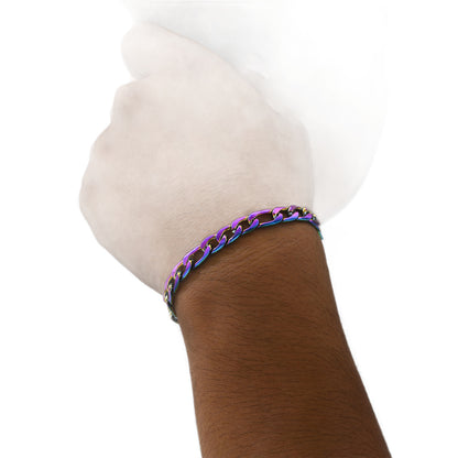 Hip-Hop Style Titanium Steel Bracelet Featuring Durable And Trendy Design