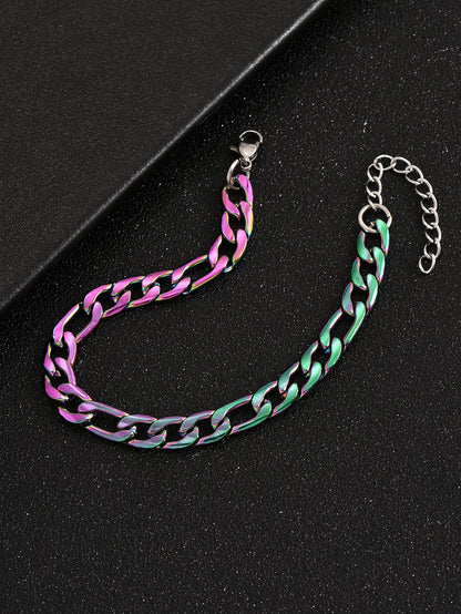 Hip-Hop Style Titanium Steel Bracelet Featuring Durable And Trendy Design