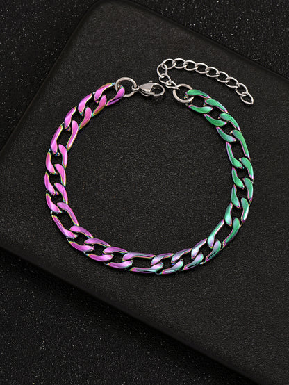 Hip-Hop Style Titanium Steel Bracelet Featuring Durable And Trendy Design
