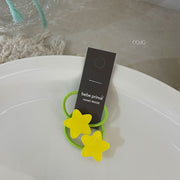 【1】Yellow Star Hair Tie