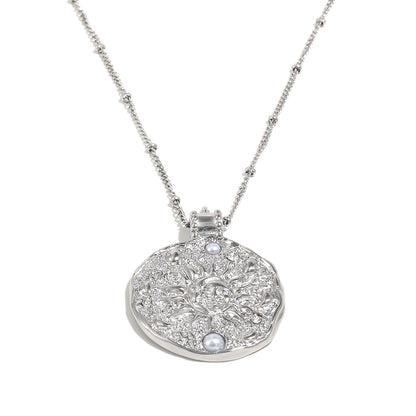 Sun Necklace For Women In 304 Stainless Steel Featuring 18K Real Gold Plated Finish, Available In Golden
