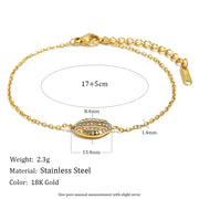 Dot Diamond Marine Life Bracelet - Gold - Shell