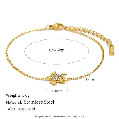 Ocean Bracelet For Women Featuring 18K Real Gold Plated Design In Elegant Golden Tone