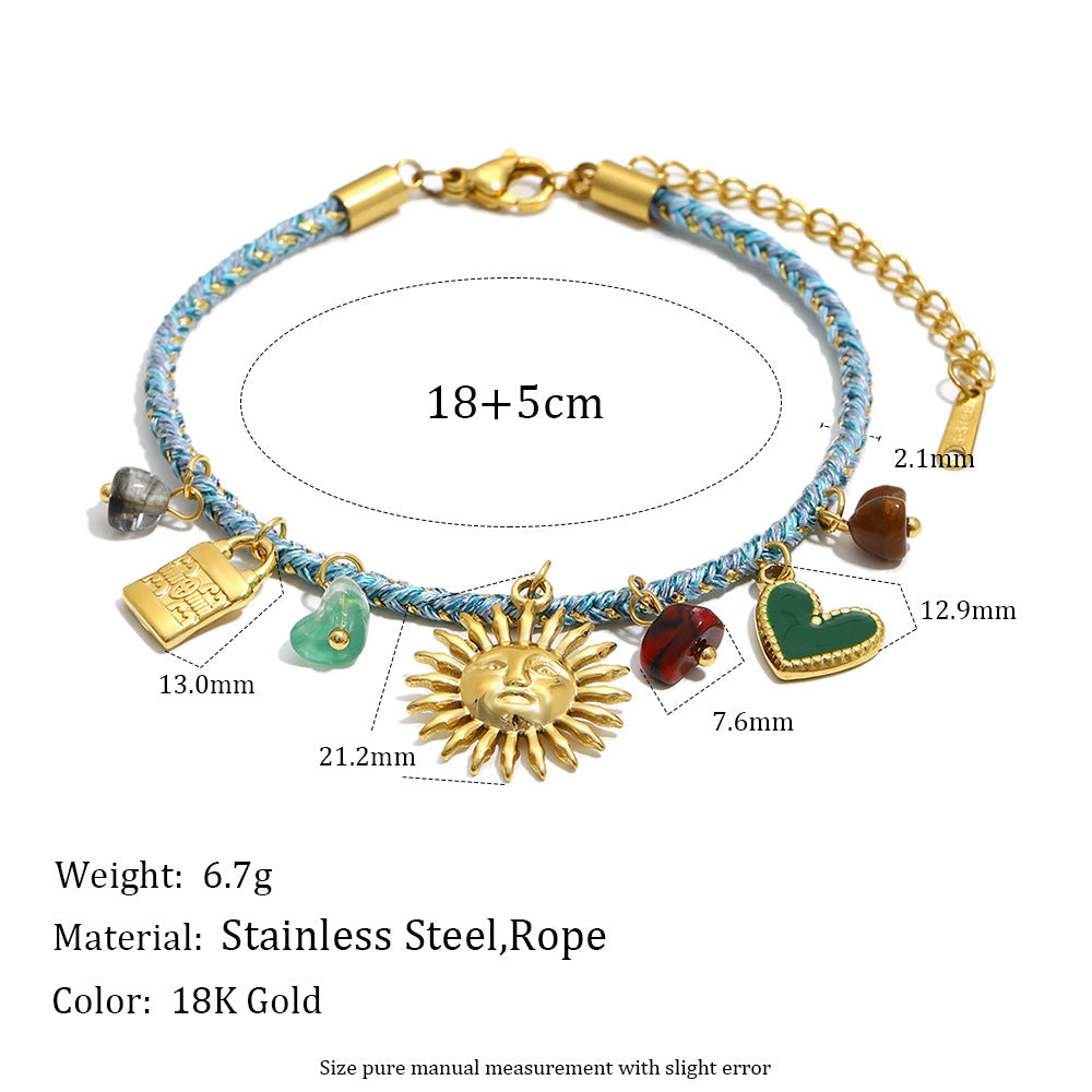 Bohemian Necklace For Women In Golden Color, Featuring Unique Artistic Design
