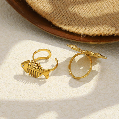 Bow Tie Ring For Men Featuring 18K Real Gold Plated Finish In Elegant Golden Tone