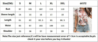 Casual Flowers Pattern Short Sleeve Polyester Shirt For Women With Printing And Standing Collar