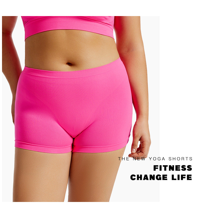 Solid Color Seamless Mid Waist Nylon Panties For Women, Normal Type, Suitable For All Seasons