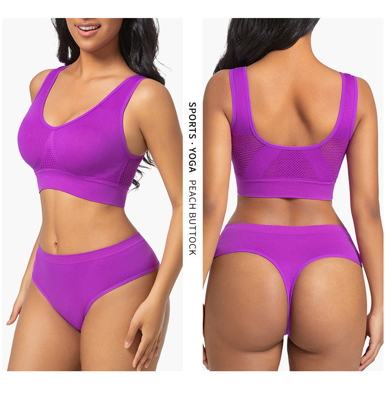 Seamless Wireless Bra In Nylon Fabric For All Seasons, Comfortable And Supportive