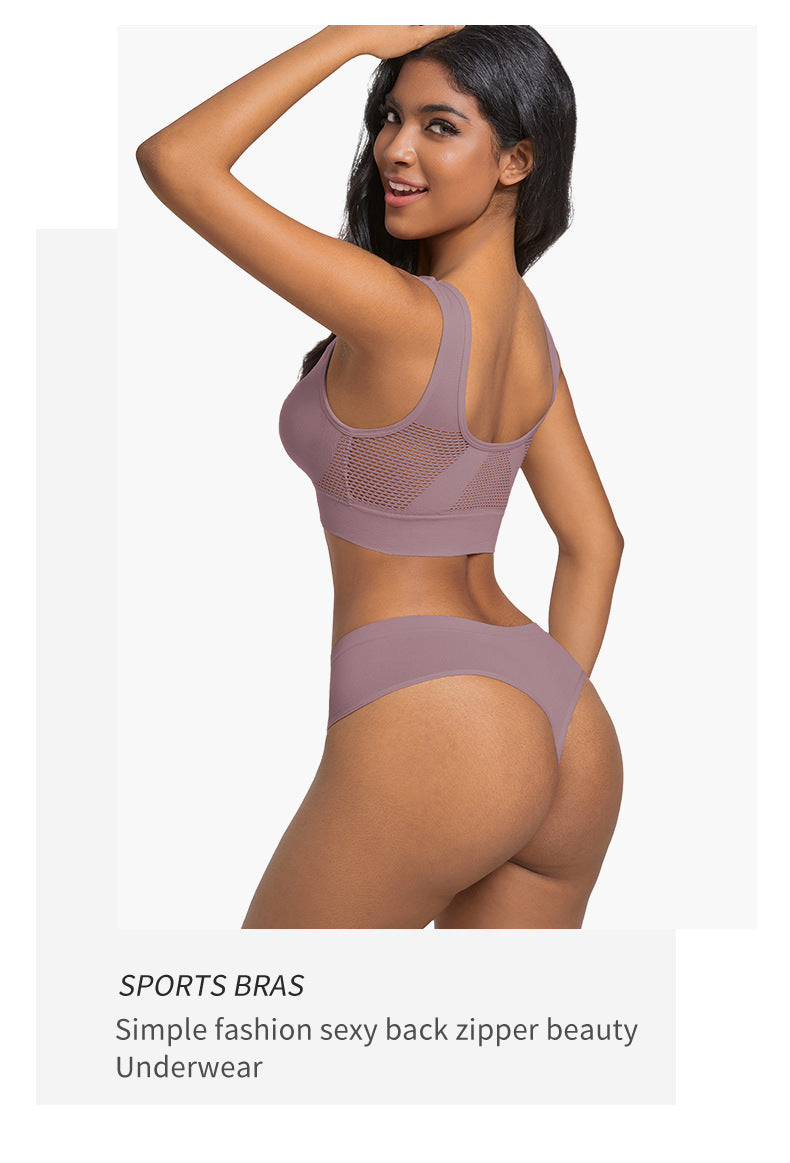 Seamless Wireless Bra In Nylon Fabric For All Seasons, Comfortable And Supportive