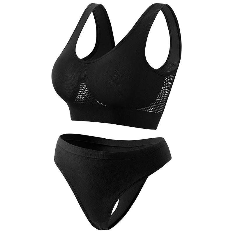 Seamless Wireless Bra In Nylon Fabric For All Seasons, Comfortable And Supportive