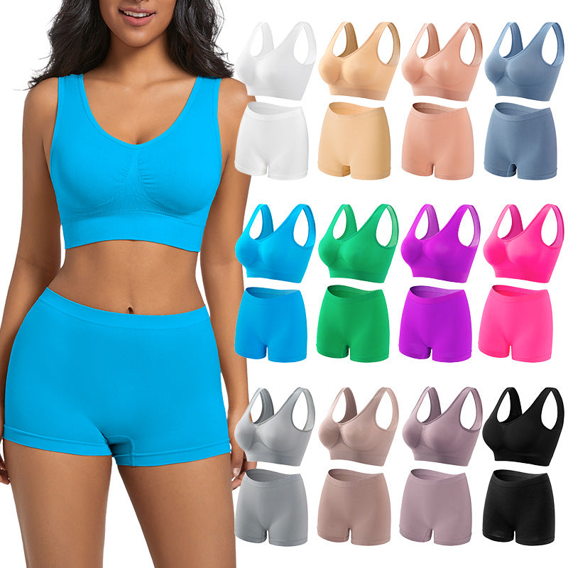 Sports Bra Back Beauty Full Coverage In Nylon Fabric Suitable For All Seasons