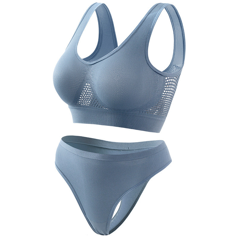 Seamless Wireless Bra In Nylon Fabric For All Seasons, Comfortable And Supportive