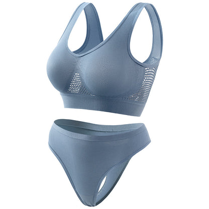 Seamless Wireless Bra In Nylon Fabric For All Seasons, Comfortable And Supportive