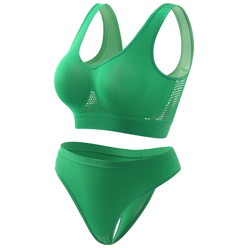 Seamless Wireless Bra In Nylon Fabric For All Seasons, Comfortable And Supportive