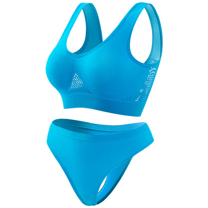 Seamless Wireless Bra In Nylon Fabric For All Seasons, Comfortable And Supportive