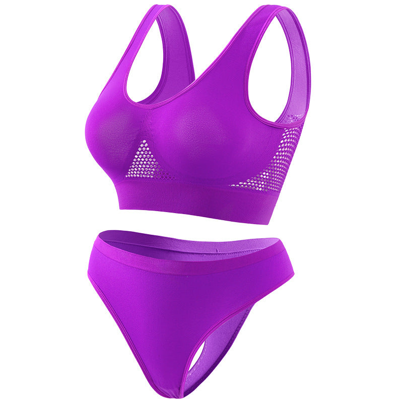 Seamless Wireless Bra In Nylon Fabric For All Seasons, Comfortable And Supportive