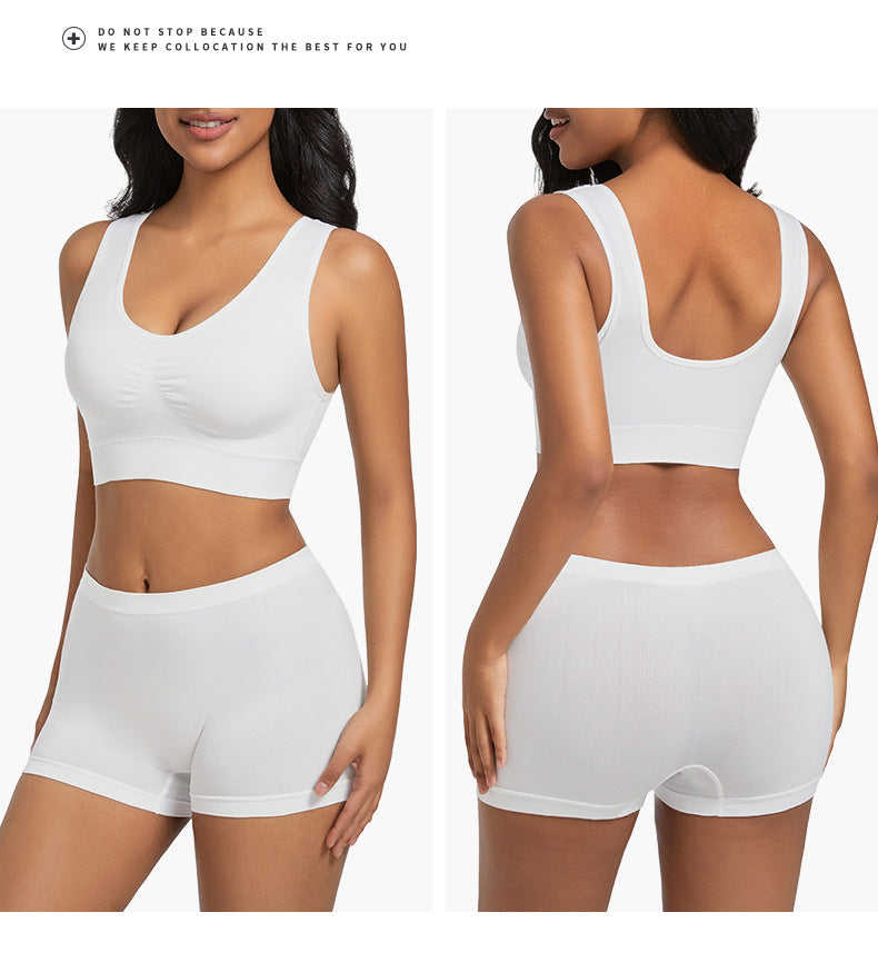 Sports Bra Back Beauty Full Coverage In Nylon Fabric Suitable For All Seasons