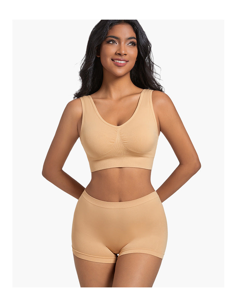 Sports Bra Back Beauty Full Coverage In Nylon Fabric Suitable For All Seasons
