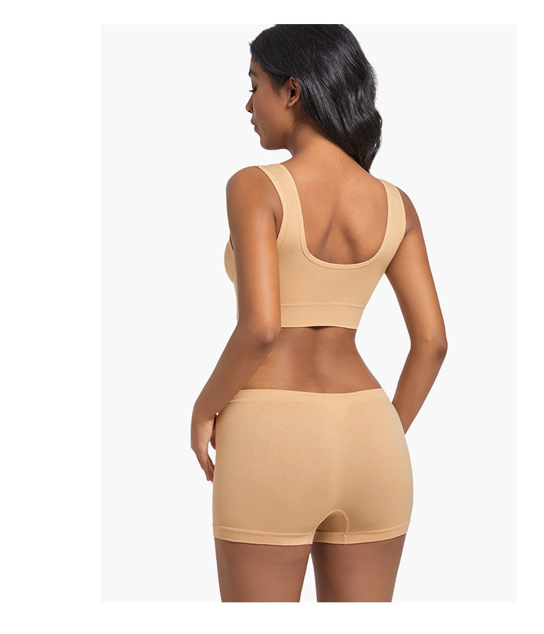 Sports Bra Back Beauty Full Coverage In Nylon Fabric Suitable For All Seasons