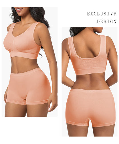 Sports Bra Back Beauty Full Coverage In Nylon Fabric Suitable For All Seasons