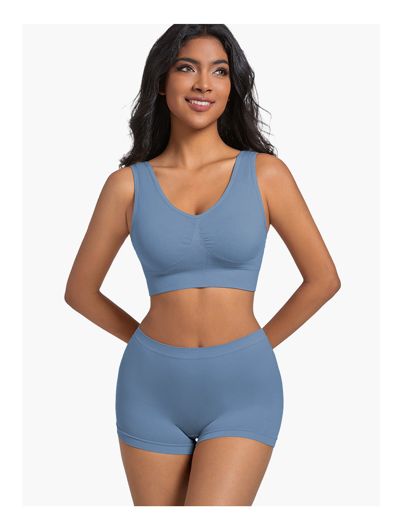 Sports Bra Back Beauty Full Coverage In Nylon Fabric Suitable For All Seasons