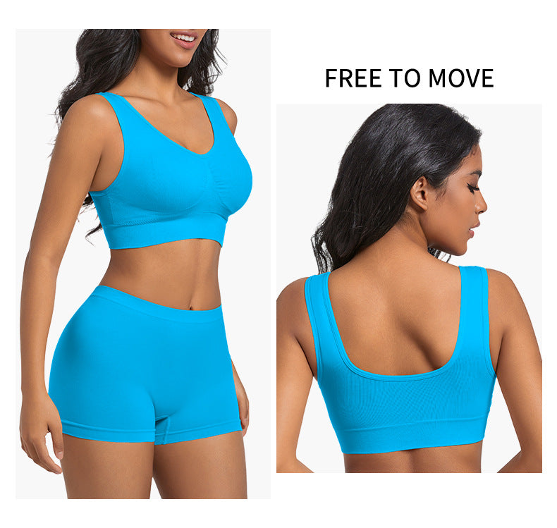 Sports Bra Back Beauty Full Coverage In Nylon Fabric Suitable For All Seasons