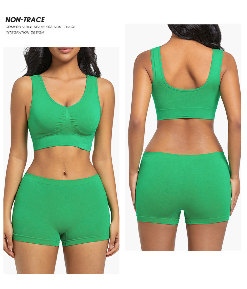 Sports Bra Back Beauty Full Coverage In Nylon Fabric Suitable For All Seasons